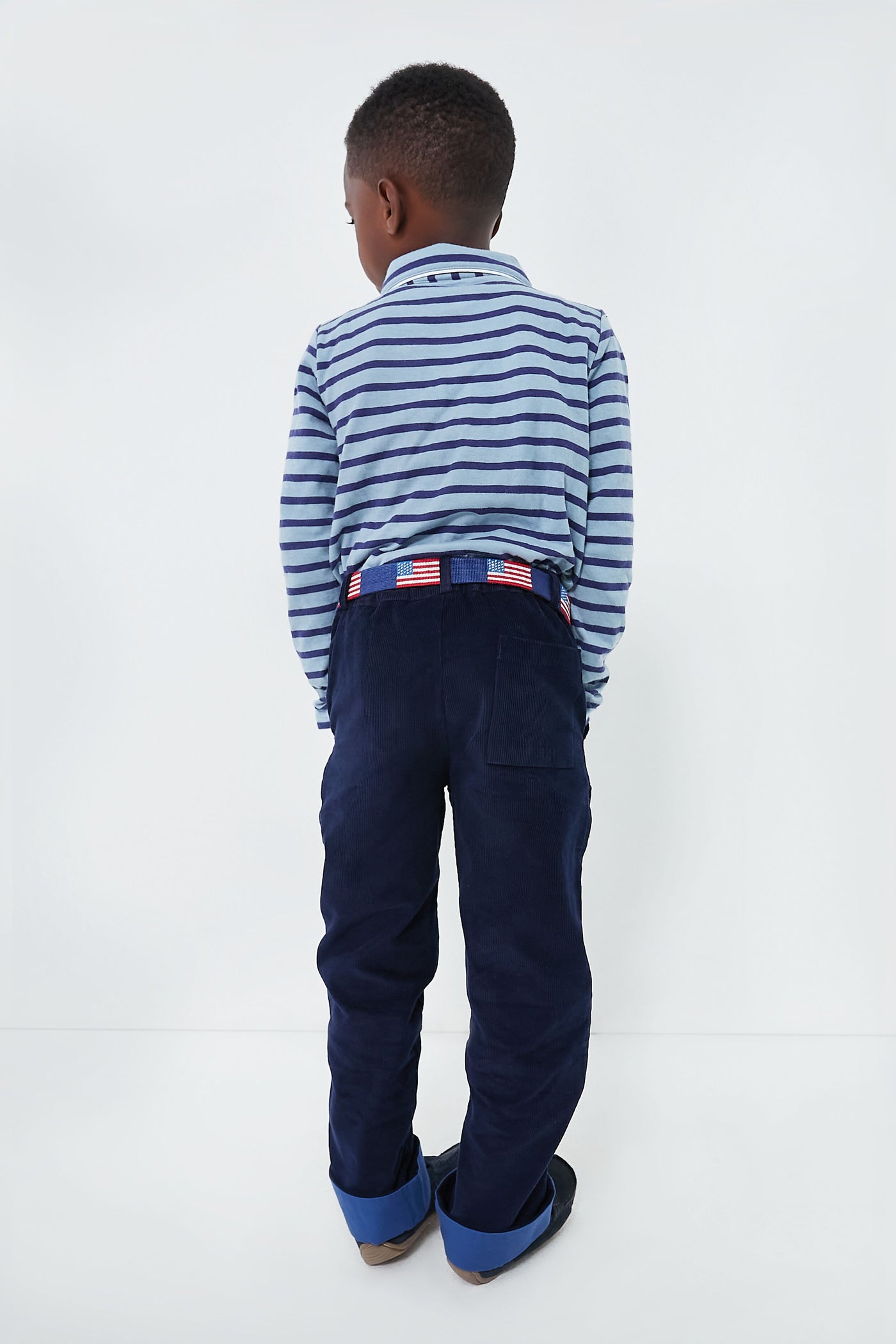 Navy Corduroy Grow Pant