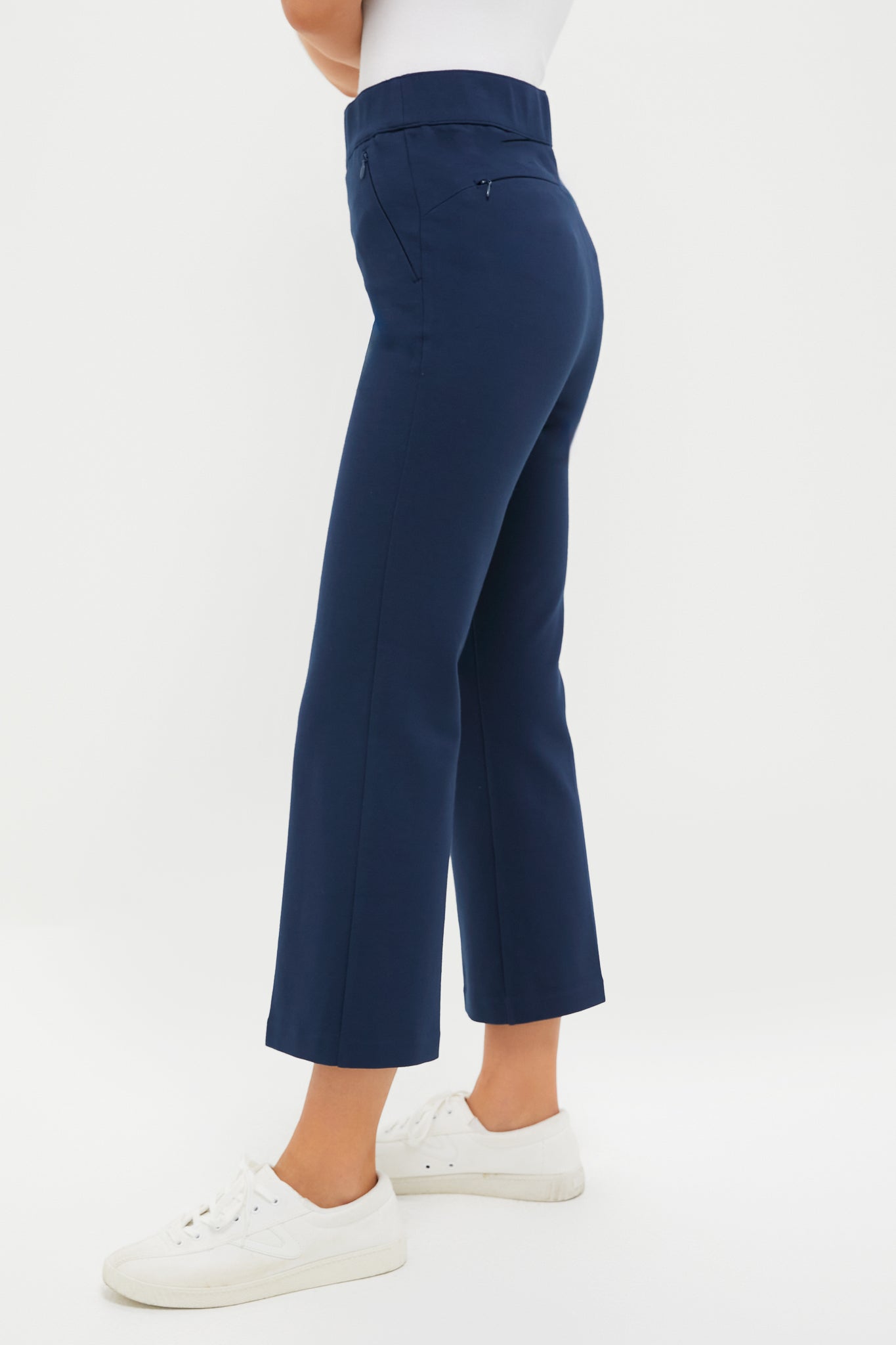 Petite Navy Compression September Pant