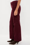 Burgundy Corduroy Camden Pant