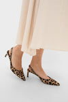 Leopard Caroline Heels