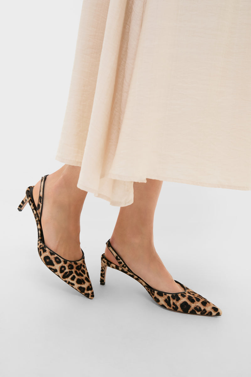 Leopard Caroline Heels