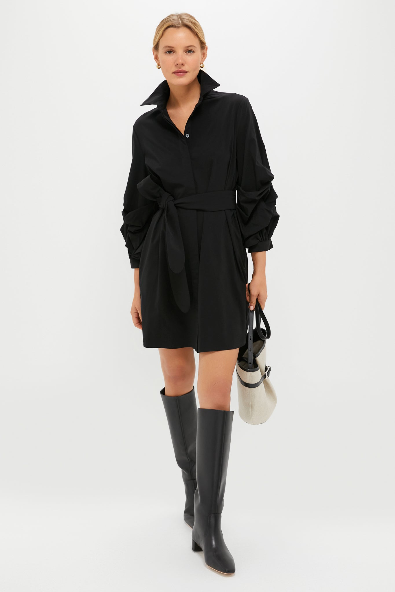 Black Alessia Mini Dress | Pomander Place