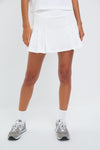 White Ric Rac 14 Inch Performance Jersey Lydia Tennis Skirt