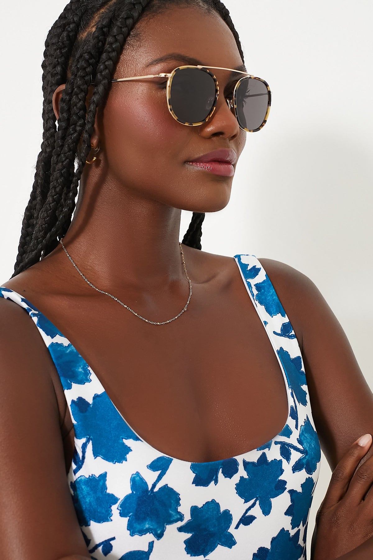 Tortoise Mykonos Ace Sunglasses