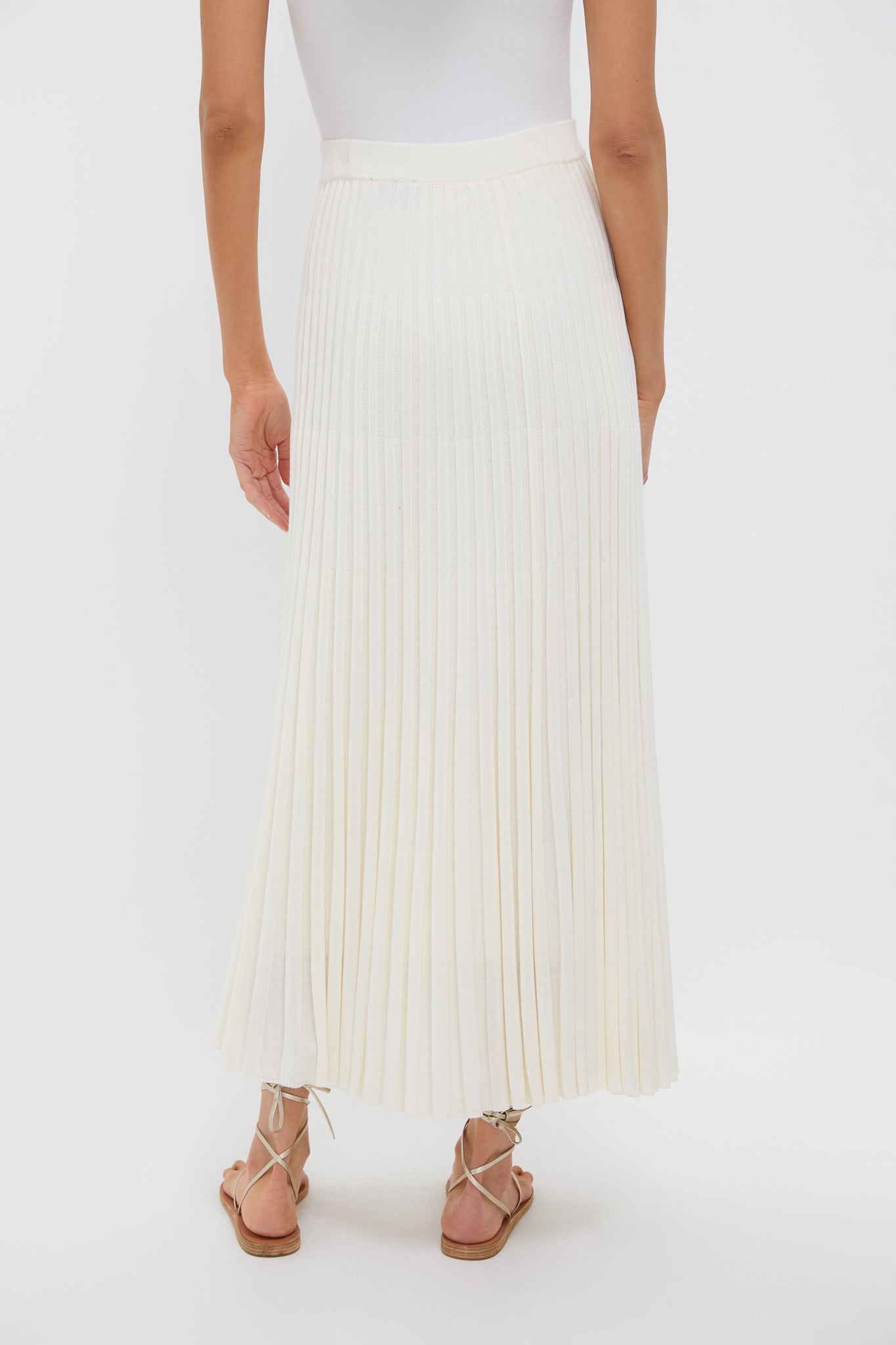 Ivory Knit Kenley Skirt