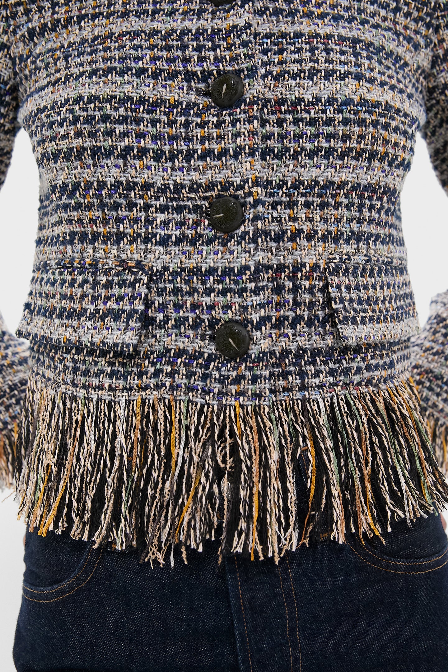 Navy Multi Lyons Jacket