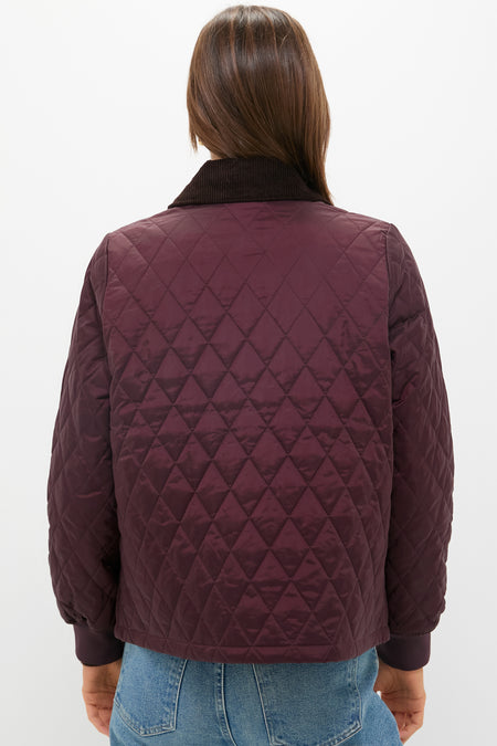 Black Cherry Marla Quilted Jacket