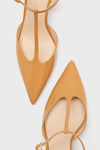 Tan Leather Margot Heels