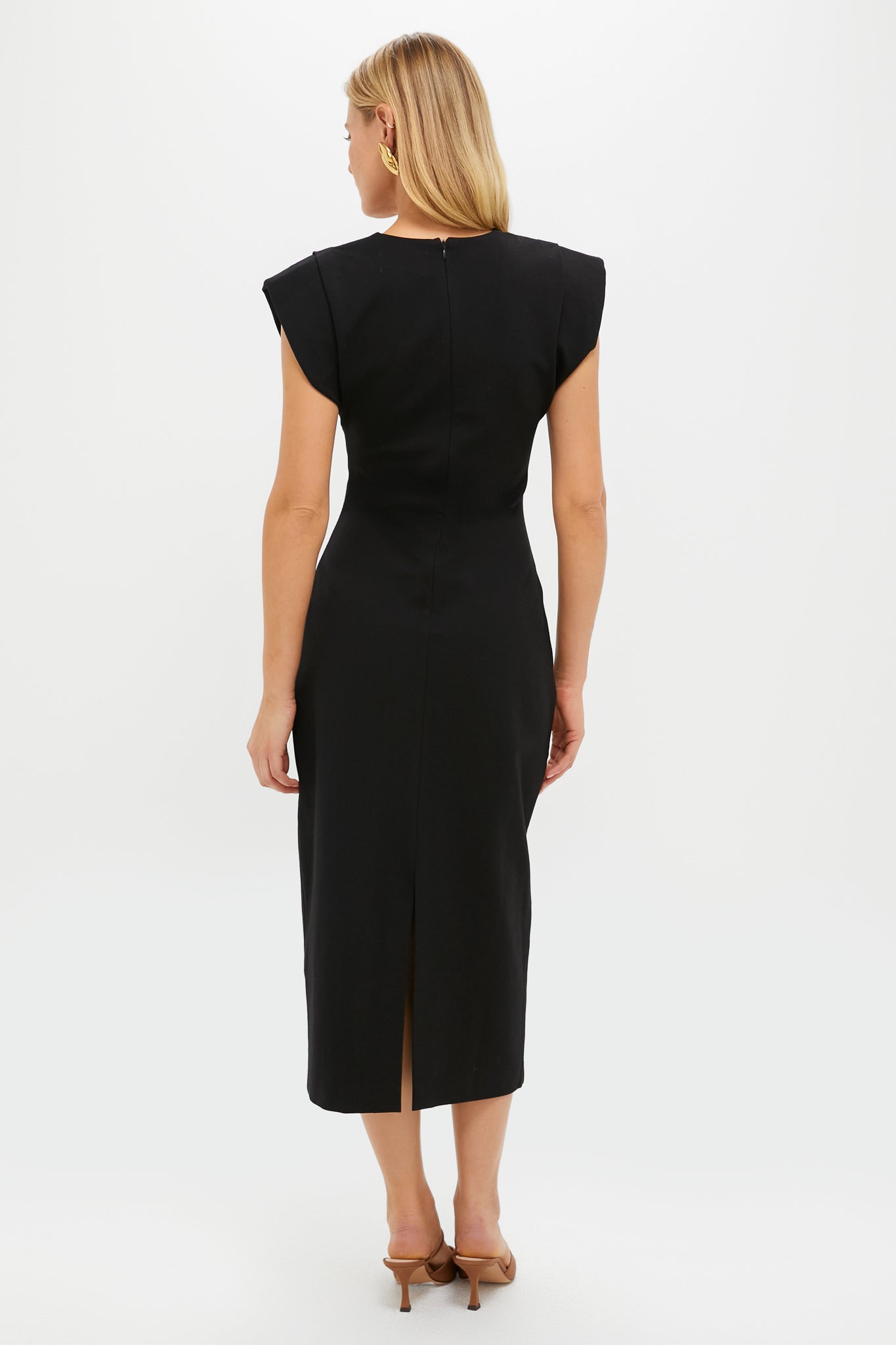 black glossy dresser Black Stevie Maxi Dress
