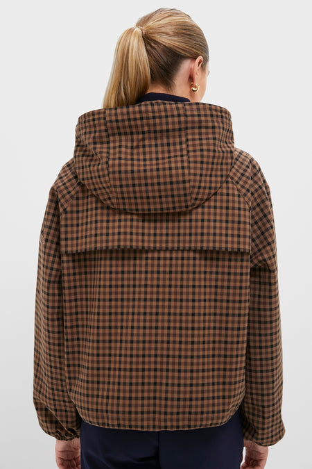 Vicuna Gingham Audrey Showerproof Jacket