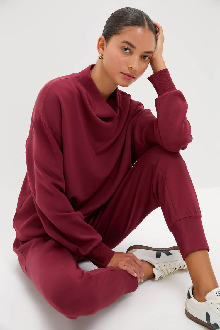 New Maroon Betsy Sweat