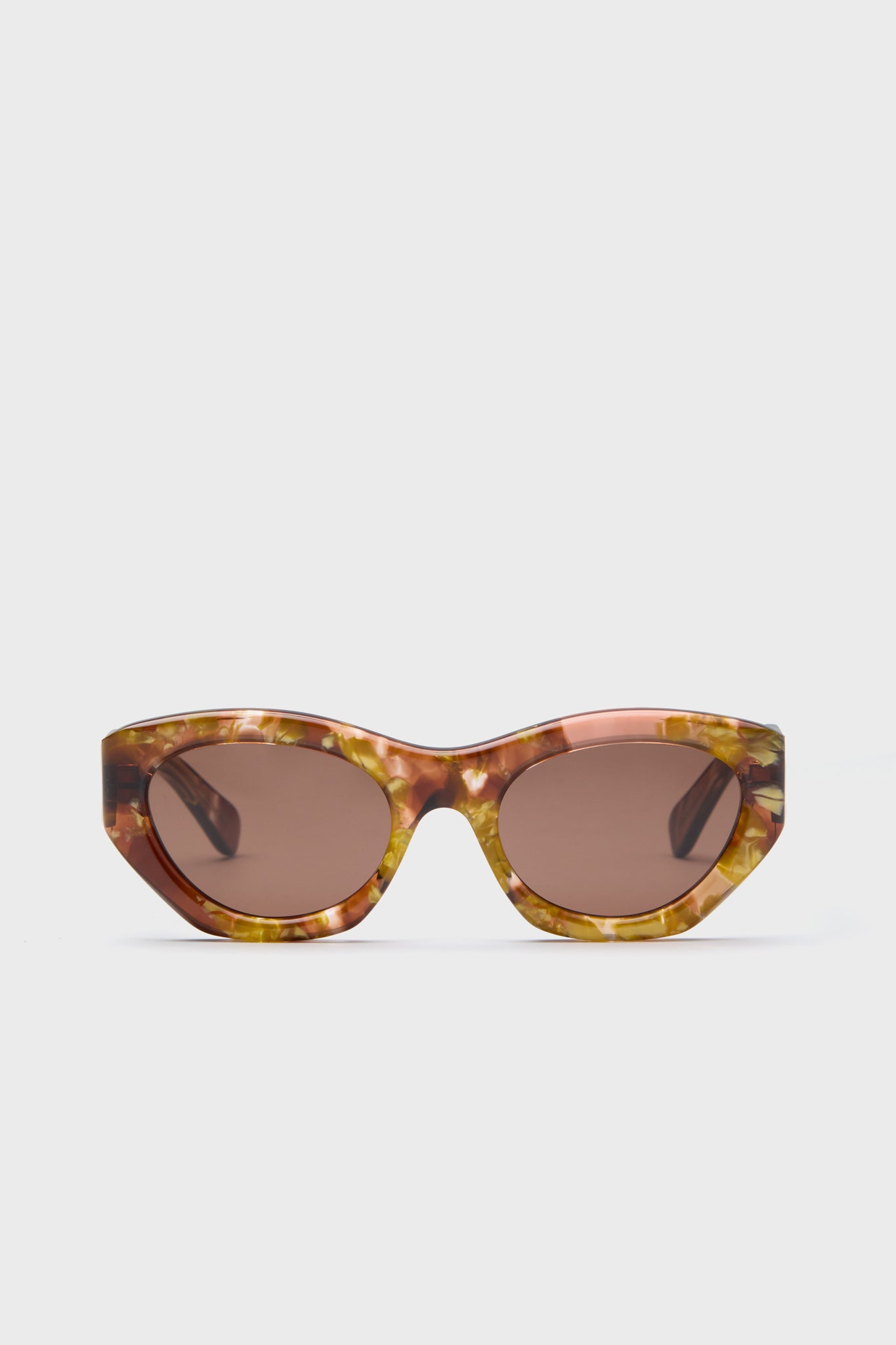 Oceanus x Playboy Sunglasses Limited Edition Gold Logo Cat Eye Tortoise Shell Nove Cat Eye Sunglasses – Tortoiseshell & Brown Lens – Otra  main image 3