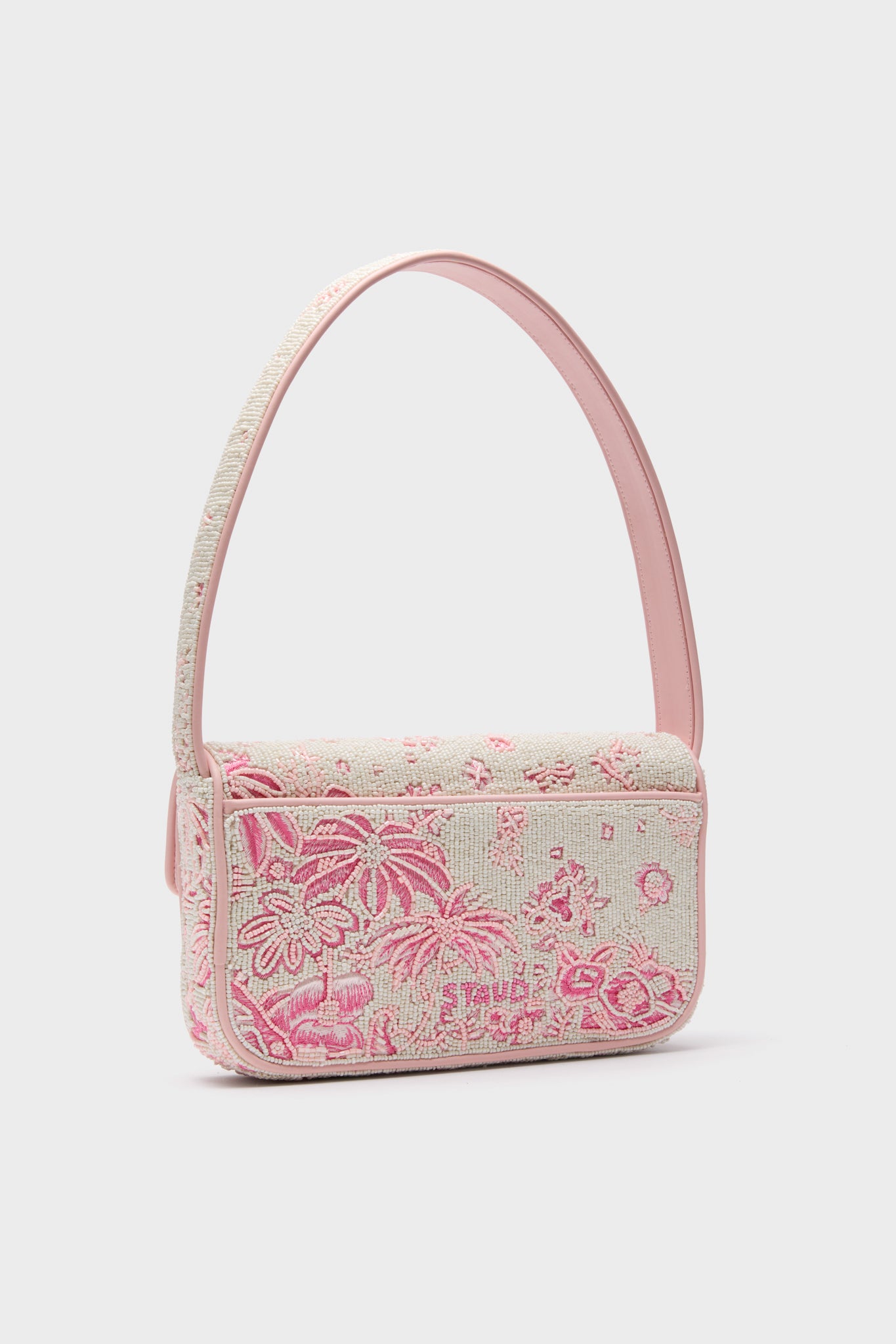 Cherry Blossom Toile Tommy Beaded Bag