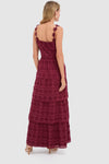 Wine Krystie Maxi Dress