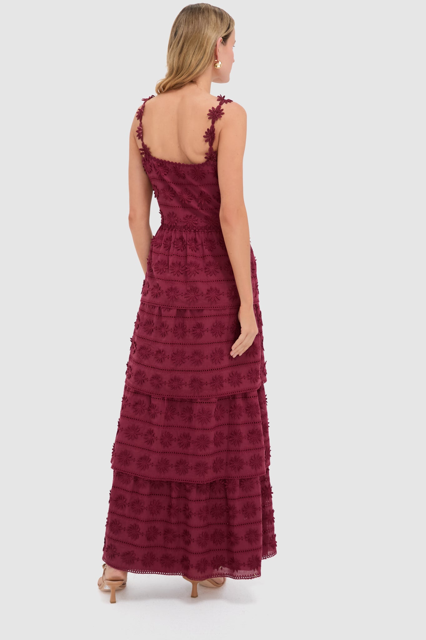 Wine Krystie Maxi Dress