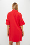 Red Crepe Massey Dress