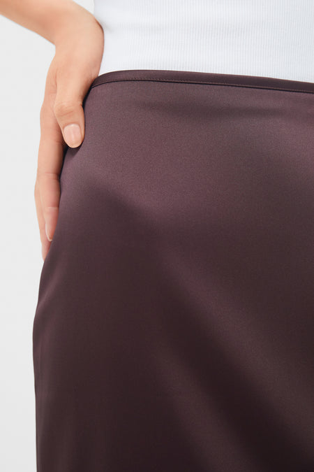 Brun Floriane Midi Skirt