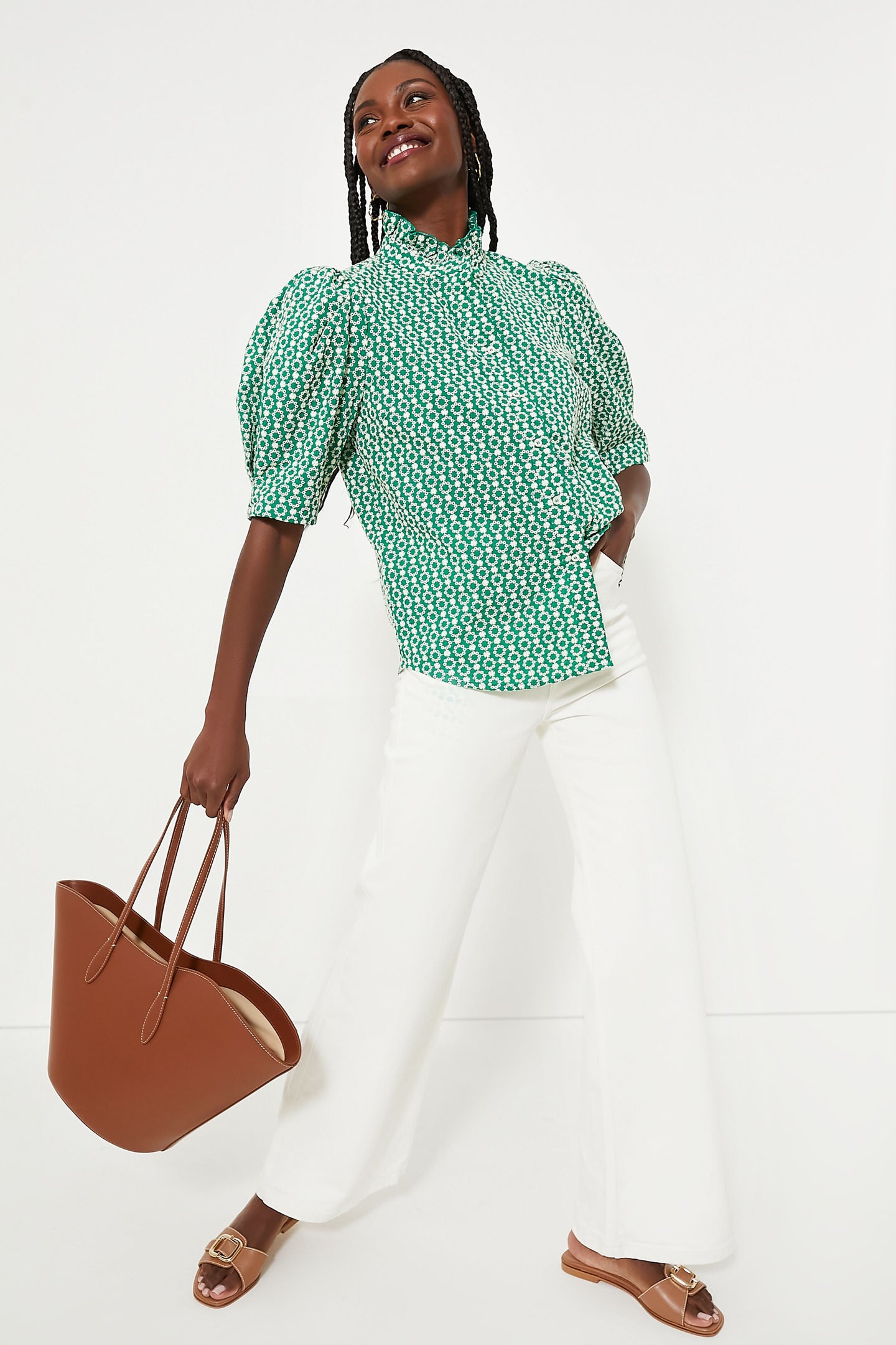 Greenbriar Eyelet Alicia Blouse