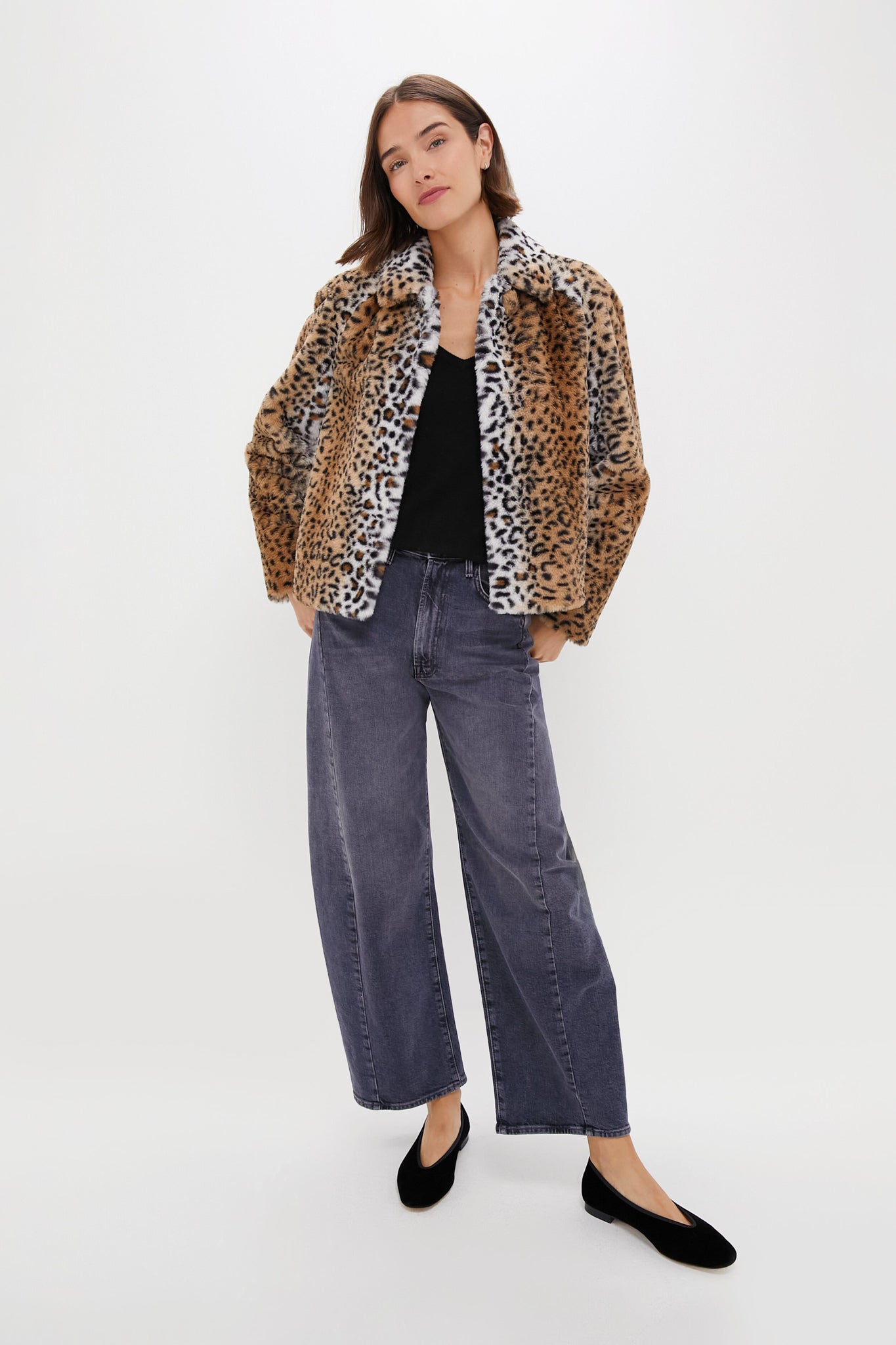 Leopard Fur Adriana Coat