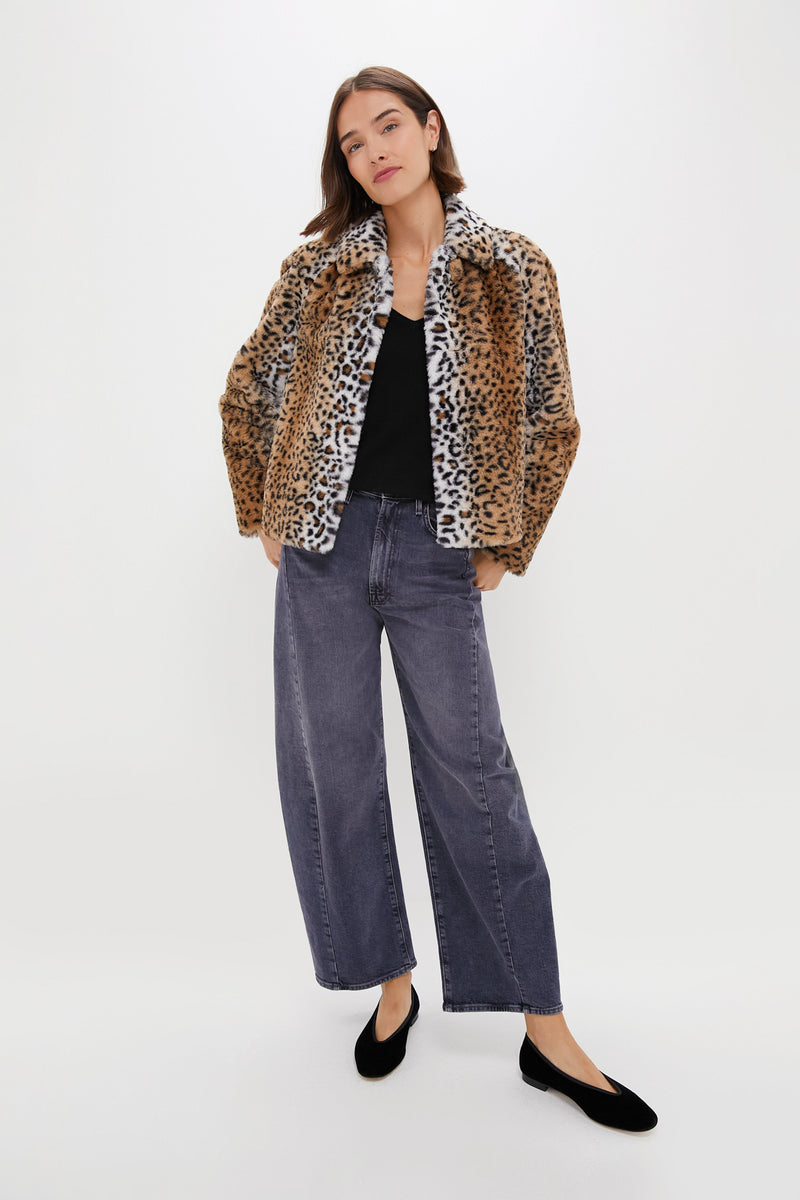 Leopard Fur Adriana Coat