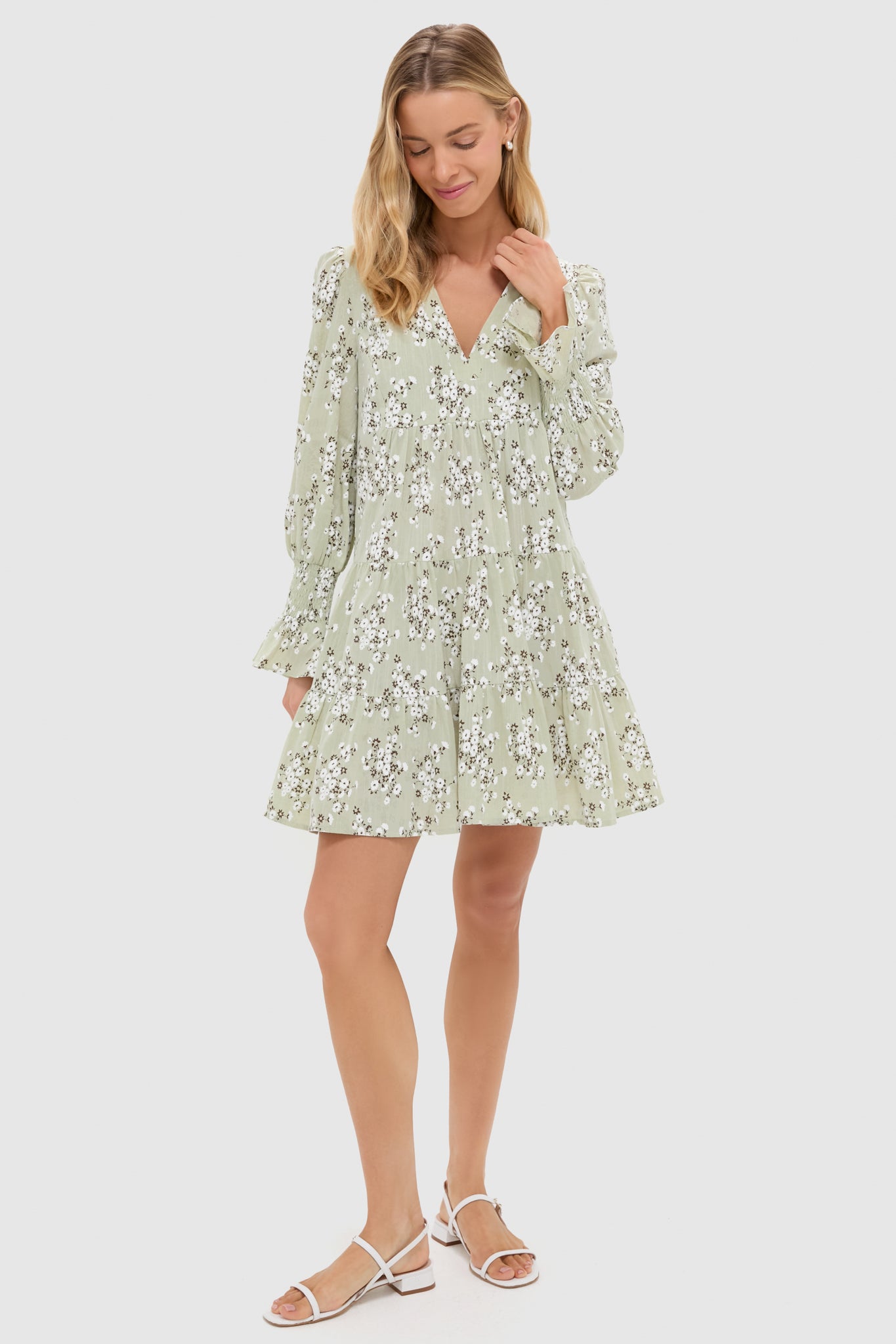 Green Ditsy Floral Kenzo Dress | Pomander Place Green Ditsy Floral Kenzo Dress | Pomander Place