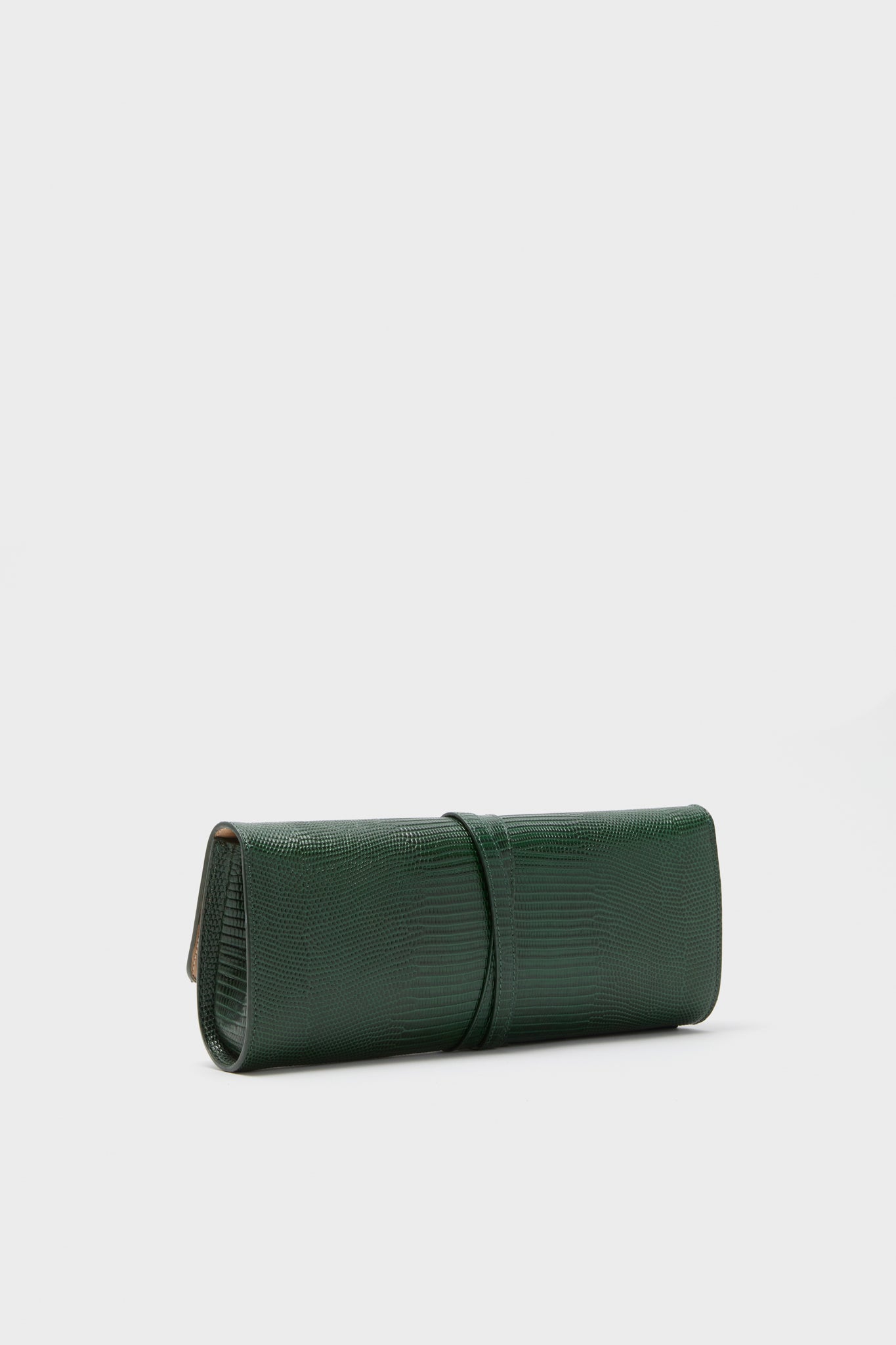 Emerald Belted Clutch