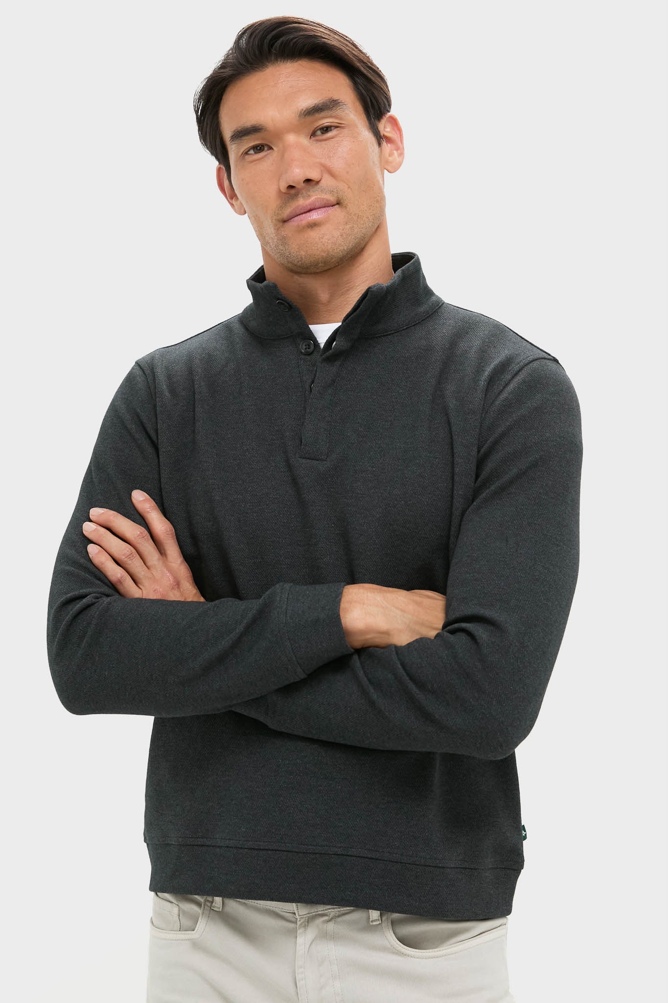 Heather Gray Cambridge Pullover