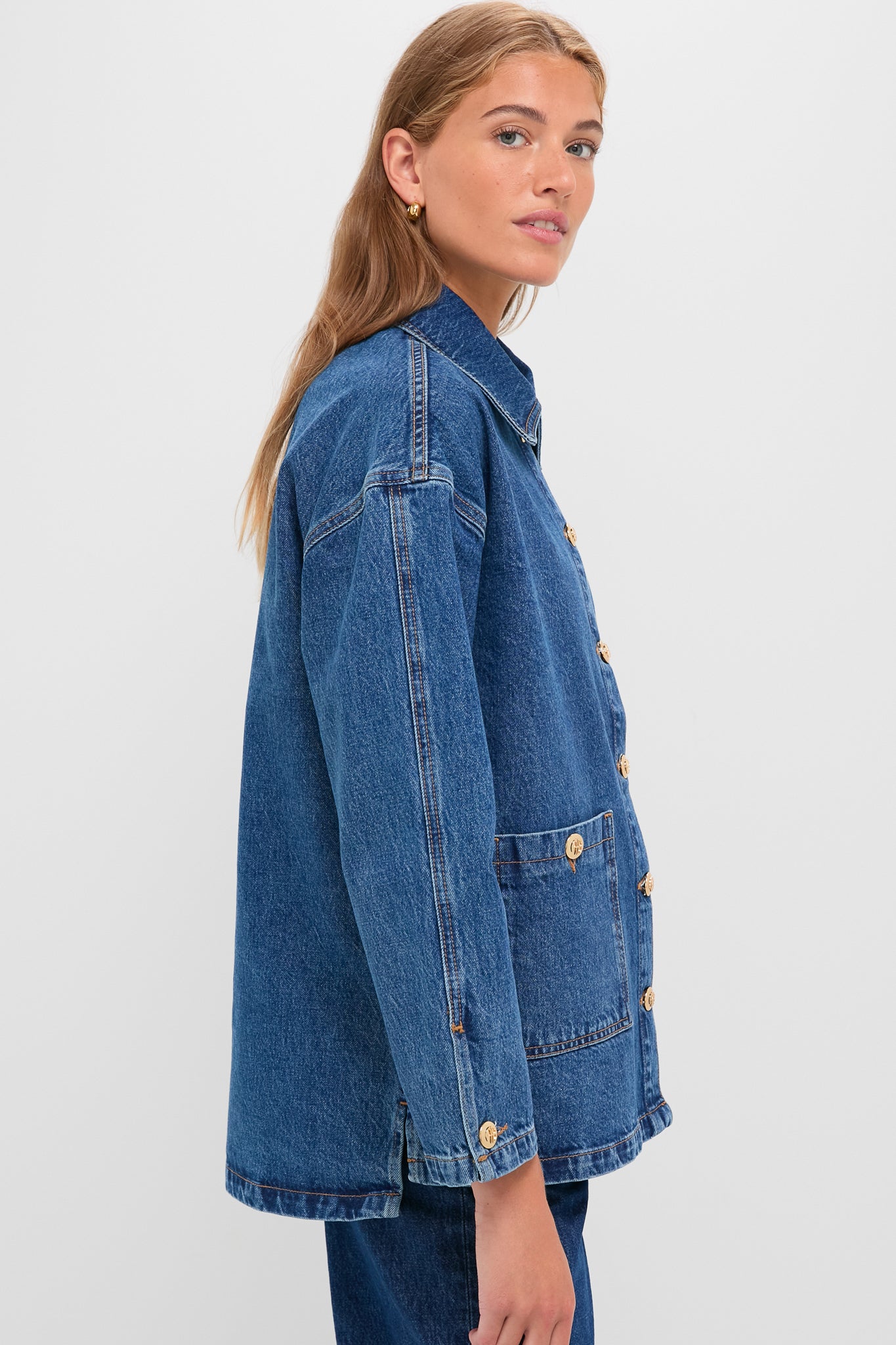 Clean Indigo Denim Luca Jacket