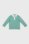Pine Twin Stripe Parker Polo