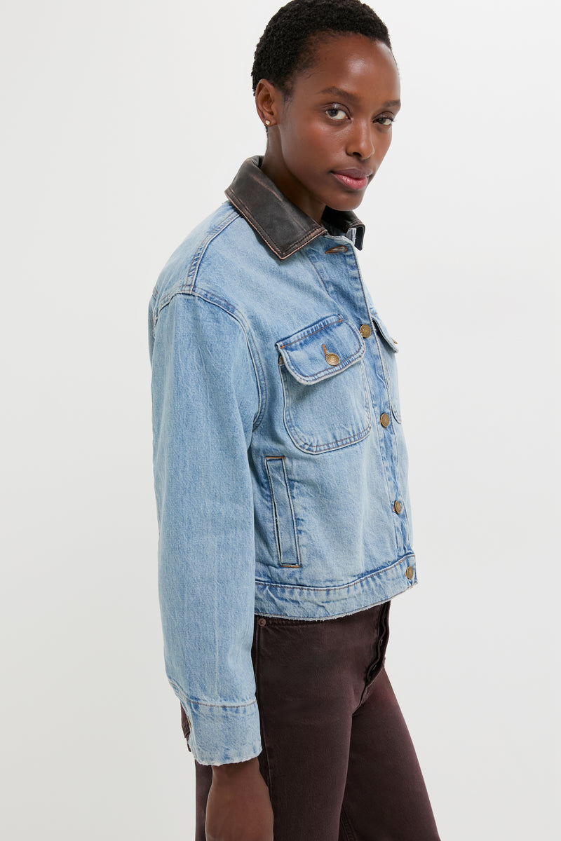 Coney Island Philoh Cropped Denim Jacket