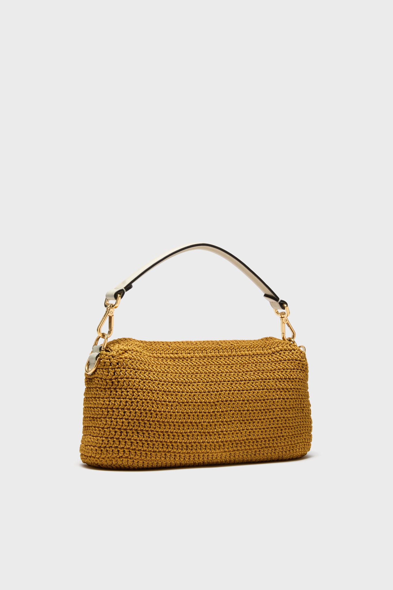 FENDI Woven Crochet Baguette NM Bag