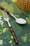 Panda Dark Bamboo 5 Piece Place Setting
