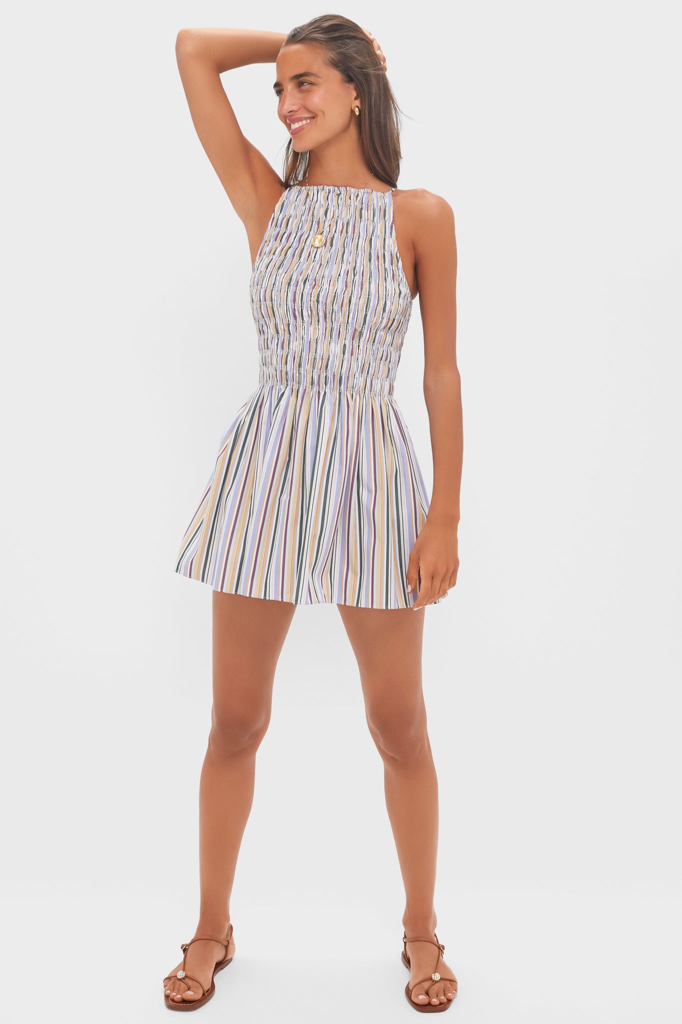 Sifnos Stripe Laia Mini Dress