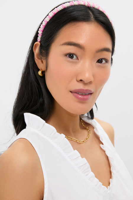 Pink Lemonade Jessie Checkered Headband