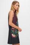 Midnight Moonflower Marlowe Dress