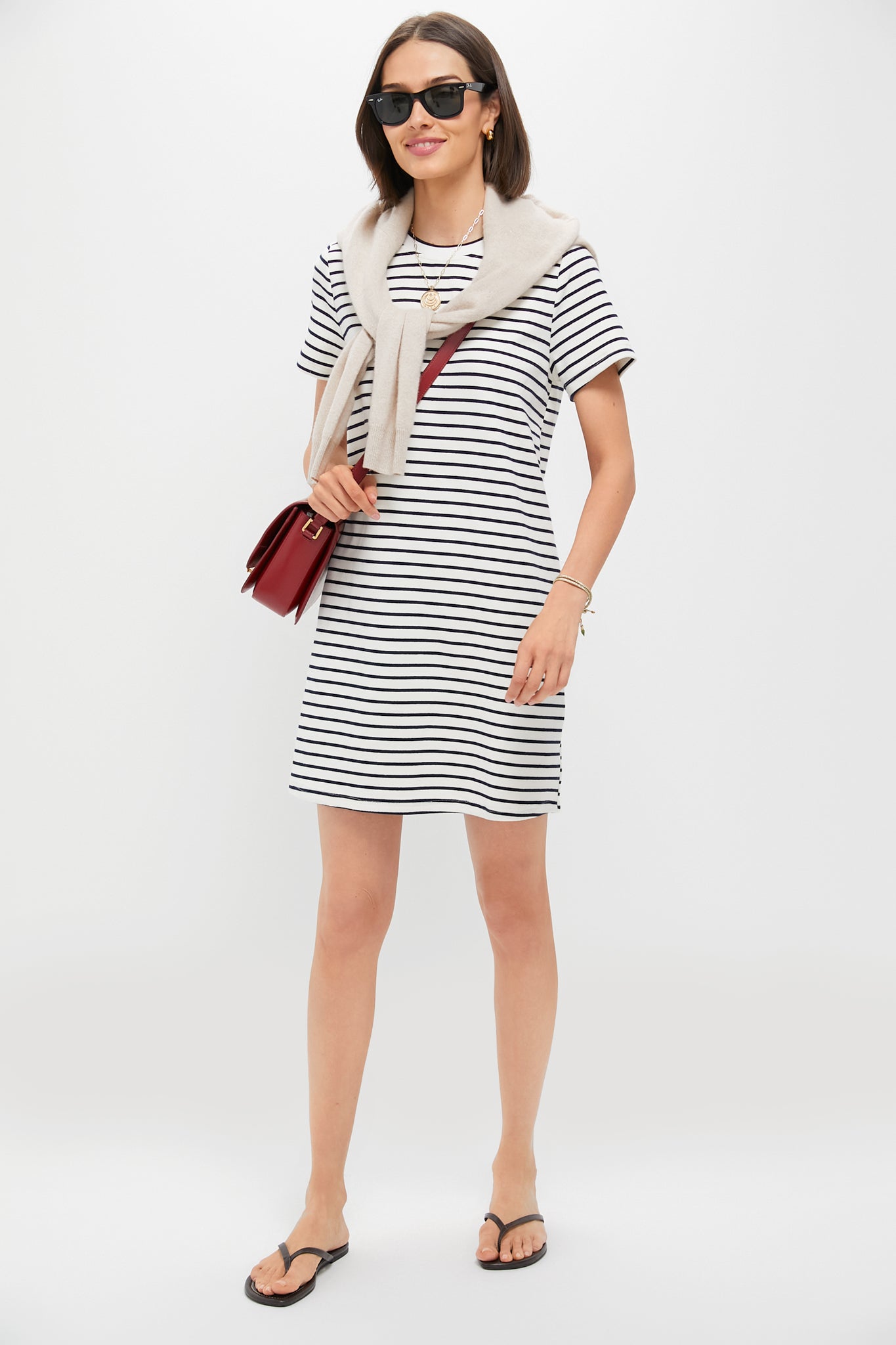 Blue Stripe Aimee Mini Dress