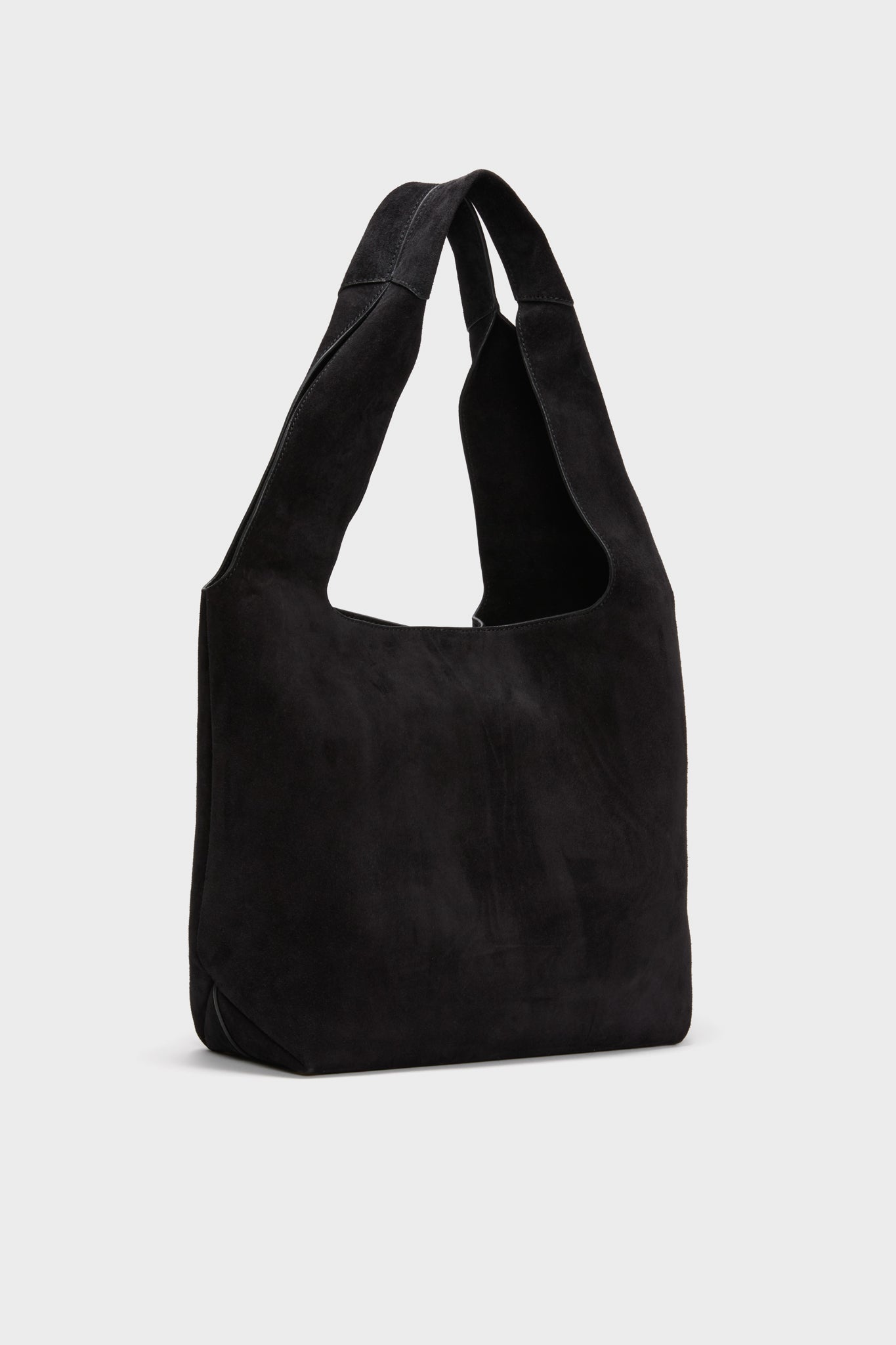 Black Suede Veronica Beard Sling Bag