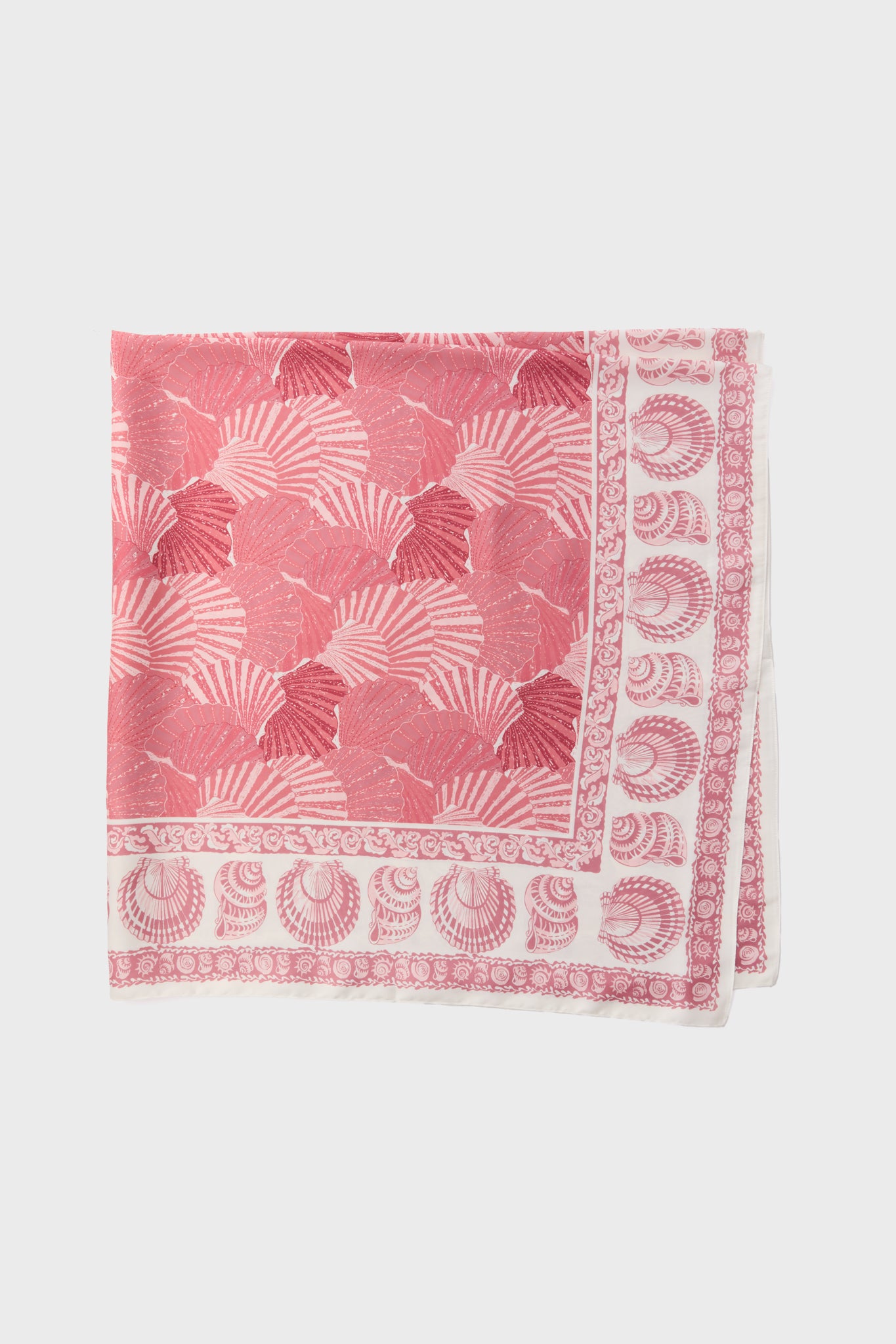 Rose Scallop Shell Large Scarf