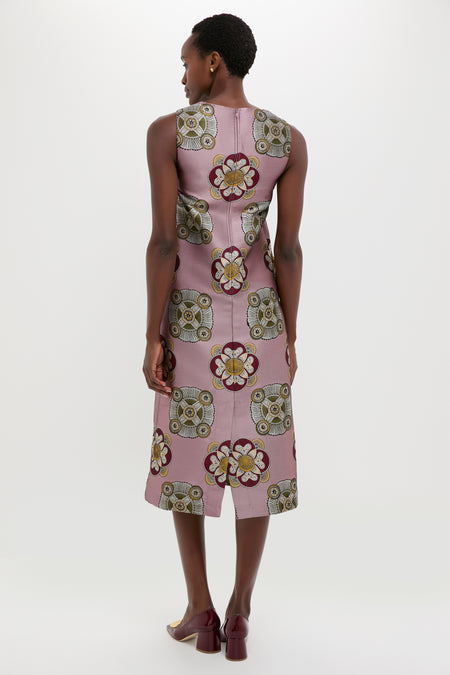 Nucleus Pink Column Dress