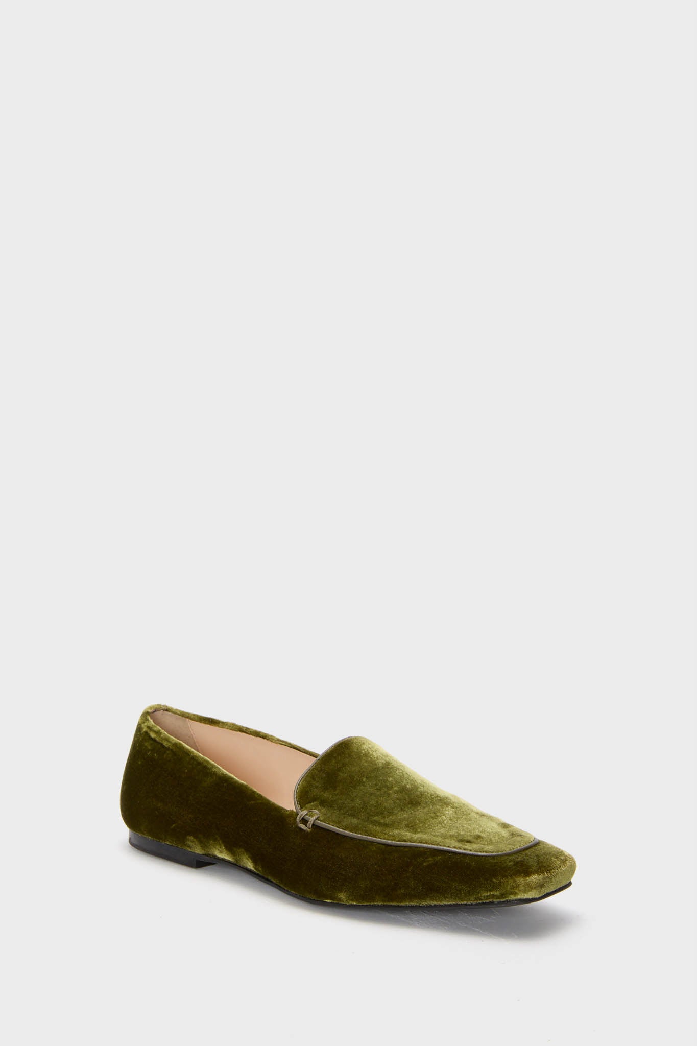 Olive Velvet Kam Loafers | Tuckernuck Shoes