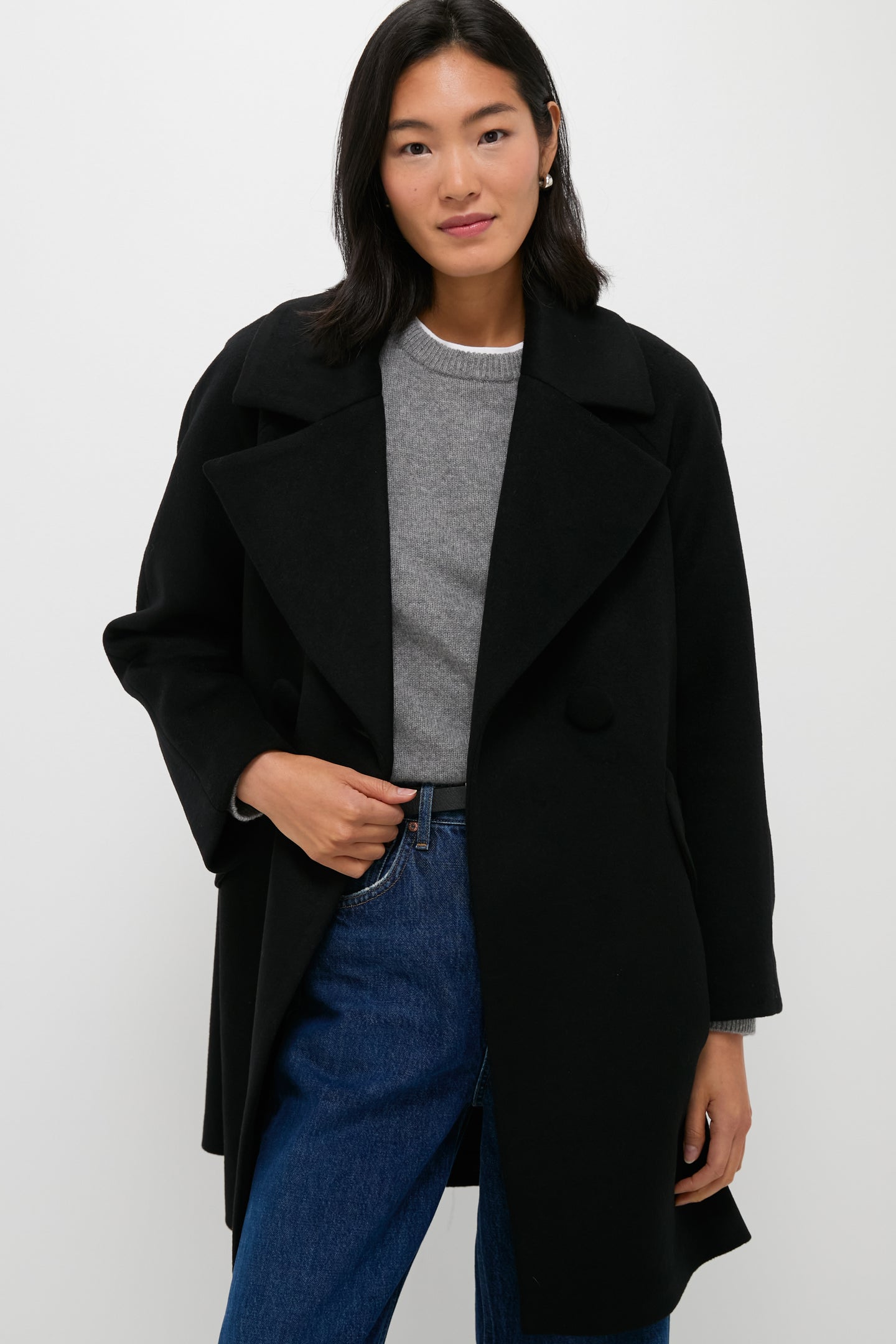 Black Harley Peacoat