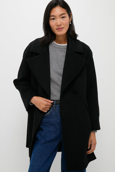 【th products】Toggle Pea Coat ピーコート　ブラック Toggle Pea Coat / black – th products