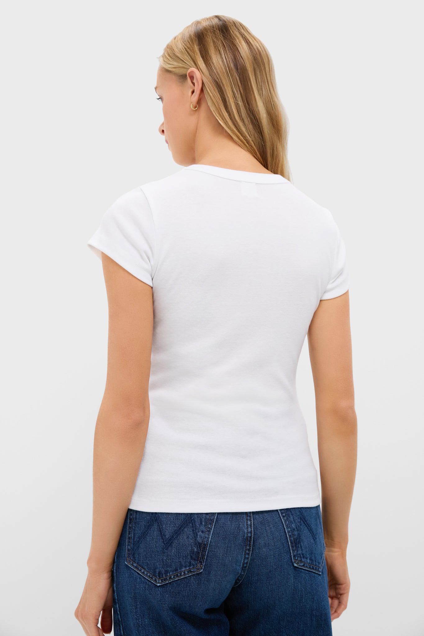 White Nando Slim Fit Tee
