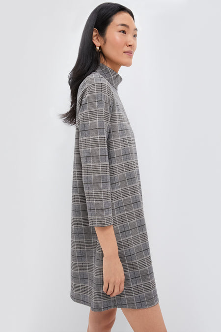 Brown Plaid Mod Ellie Dress