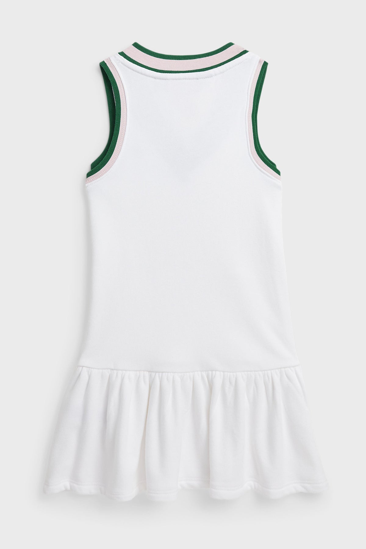 Girls Cricket-Stripe Cotton Terry Dress