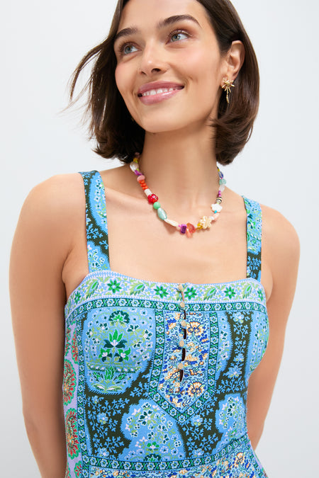 Blues Patchwork Onda Zoe One Piece