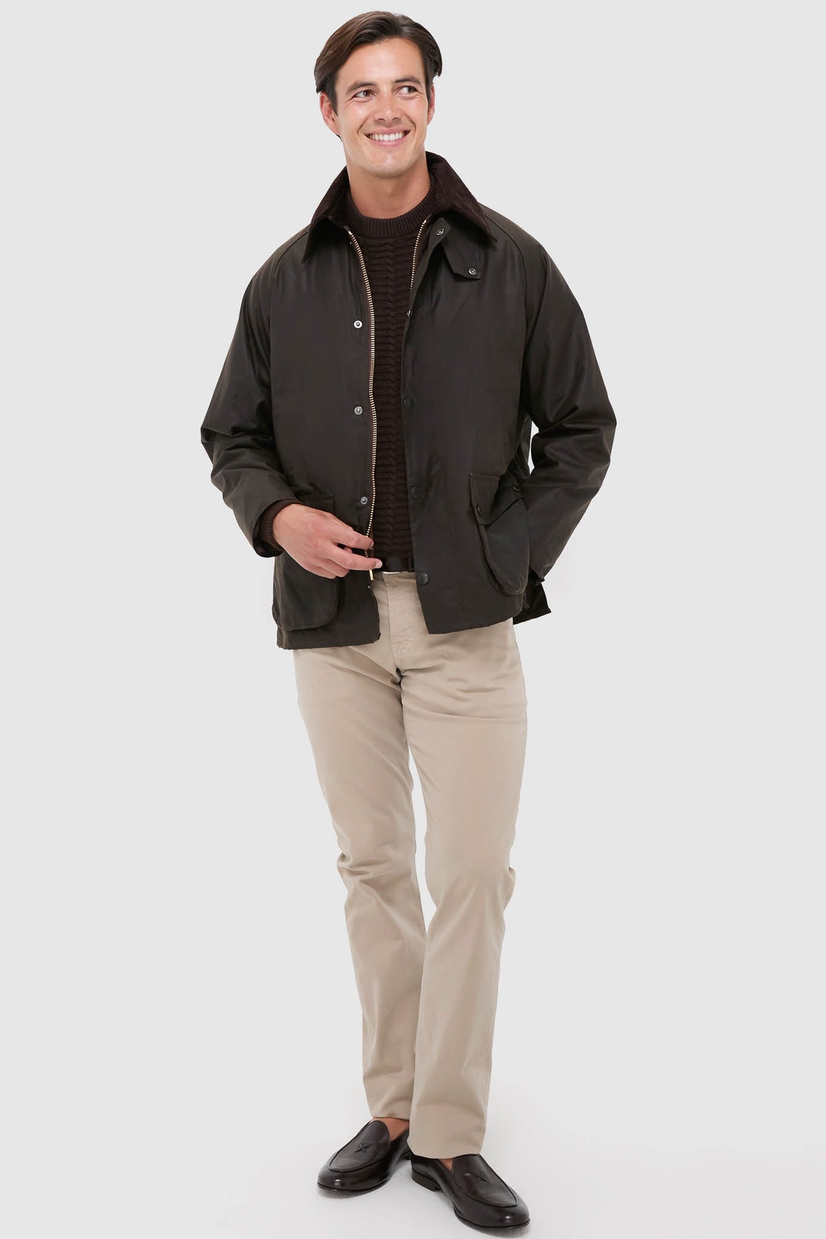 Olive Ashby Wax Jacket