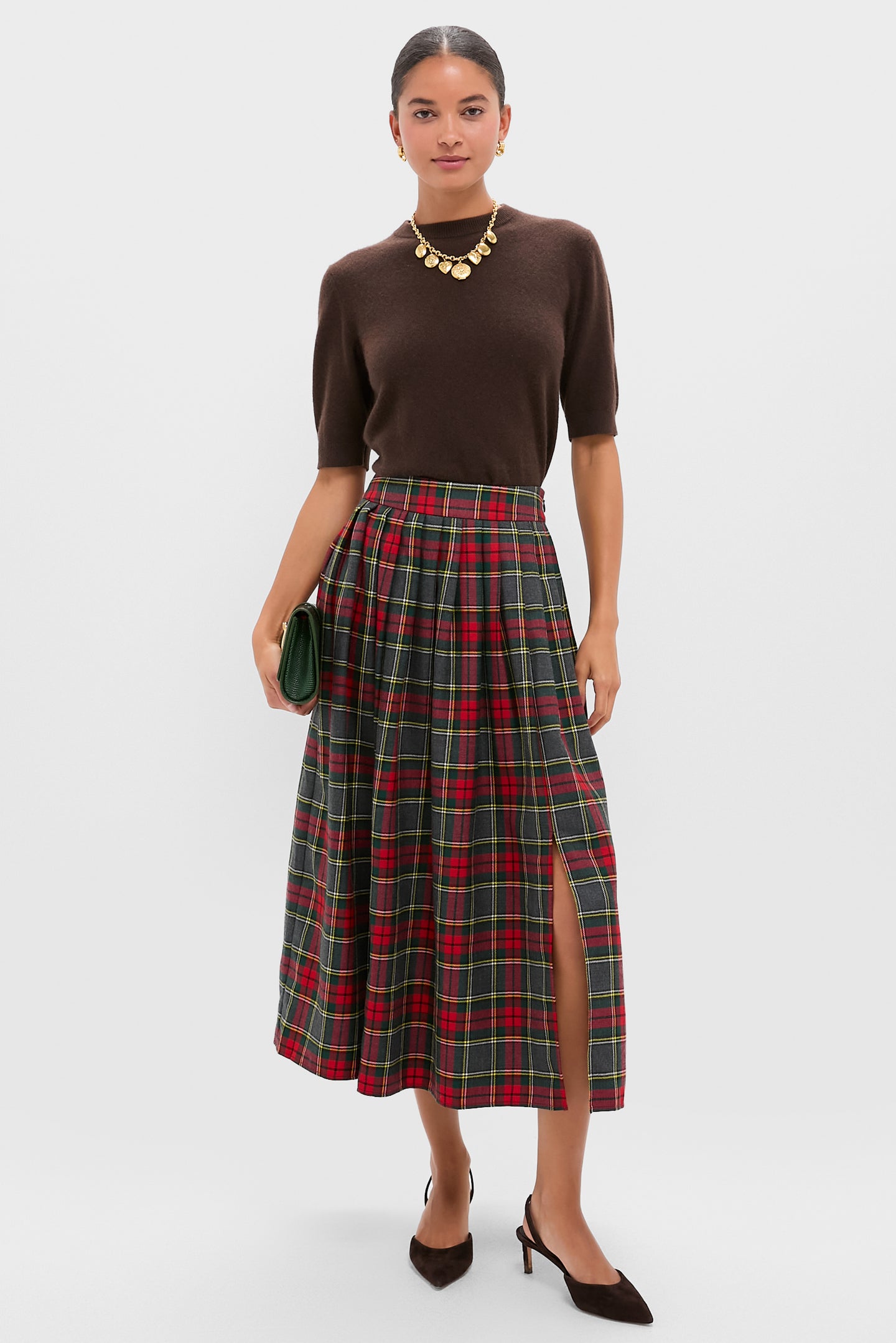 Bemelmans Plaid Dominic Skirt