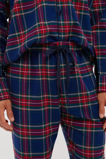Mens Windsor Tartan Pajama Set
