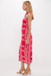 Red Floral Wauwinet Maxi Dress